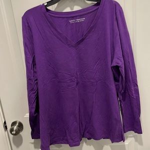 Purple Long Sleeve Tee